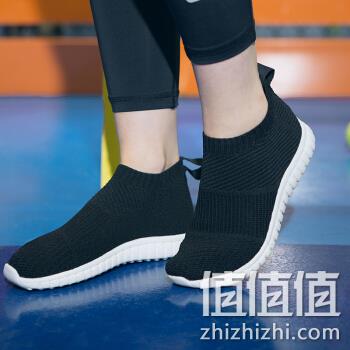  女子一脚蹬轻弹轻便运动休闲鞋