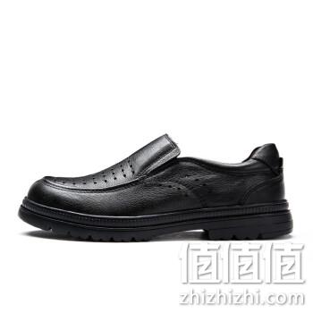  男子套脚皮鞋