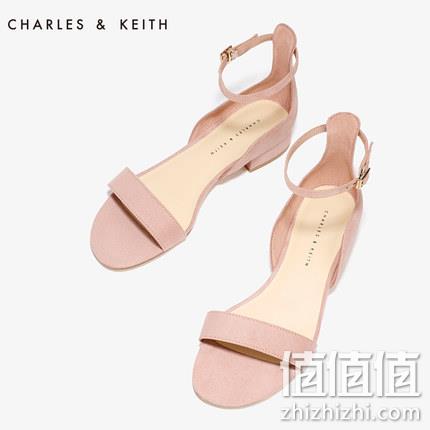  CHARLES＆KEITH 女士一字带凉鞋