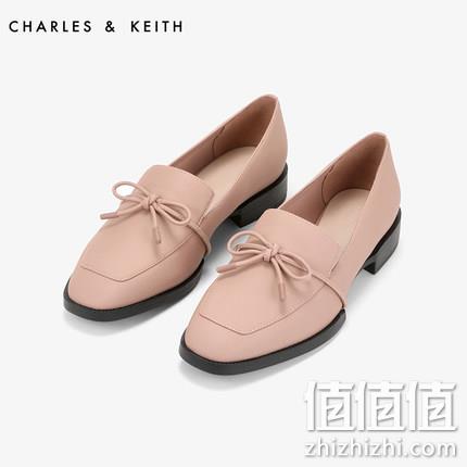  CHARLES＆KEITH 女士方头乐福鞋