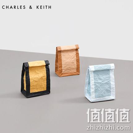  CHARLES＆KEITH 牛皮纸系列手拎包