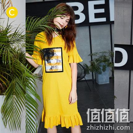  cachecache 女士荷叶边连衣裙