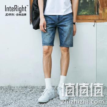  INTERIGHT 男士牛仔短裤