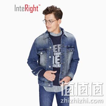  INTERIGHT 男士牛仔夹克外套