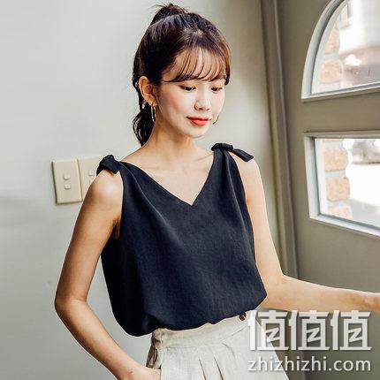  韩都衣舍 女士雪纺吊带背心