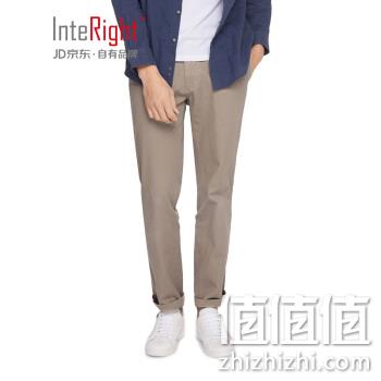  INTERIGHT 男士纯棉直筒长裤