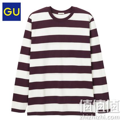  GU 男士条纹长袖