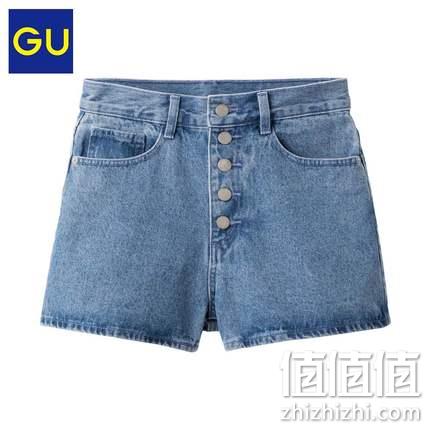  GU 女士牛仔短裤