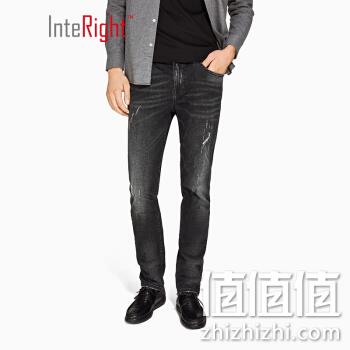  INTERIGHT 潮流修身破洞朋克风