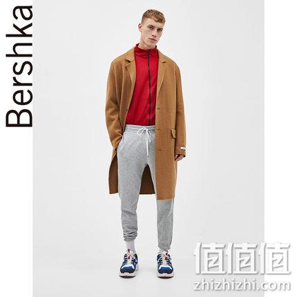  抽绳运动束脚浅灰色卫裤
