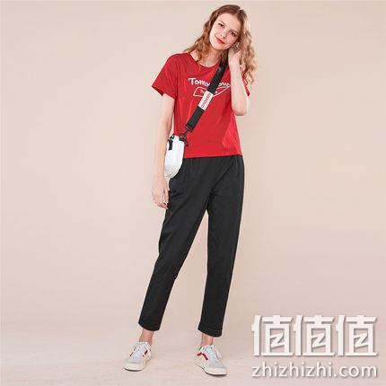  女士纯棉九分裤