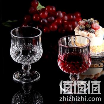  法兰晶玻璃酒杯 白酒杯 6只装