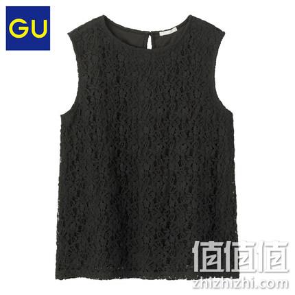  GU极优 女装蕾丝T恤
