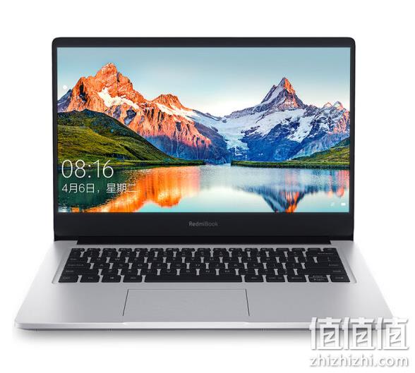  小米(MI)RedmiBook 14英寸(第八代英特尔酷睿i3-8145U 4G 256G SSD Office 支持手环疾速解锁 Win10) 银