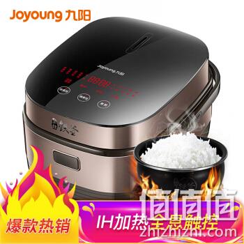  九阳（Joyoung）电饭煲 电饭锅 智能预约 多功能大功率 5L大容量 铁釜内胆 IH电磁加热 F-50T7 