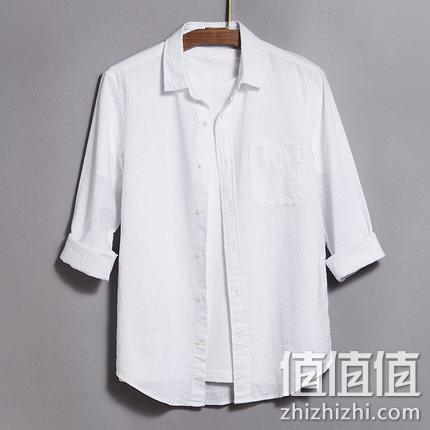  凡客 男子棉麻衬衫