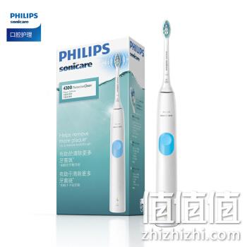  飞利浦  电动牙刷 净齿呵护型  HX6808/02*2件