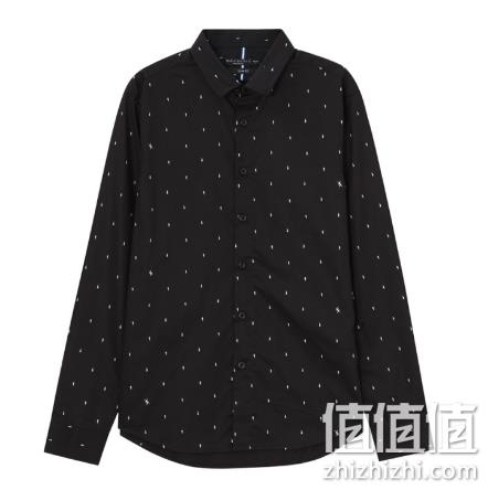  美特斯邦威 男士百搭修身衬衫
