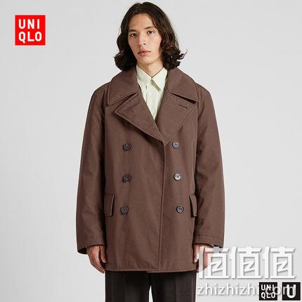  U系列 男子保暖双排扣大衣