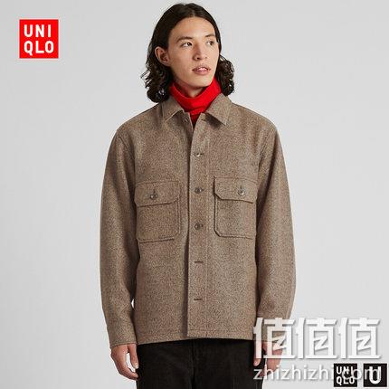  U系列 男子摇粒绒衬衫式茄克