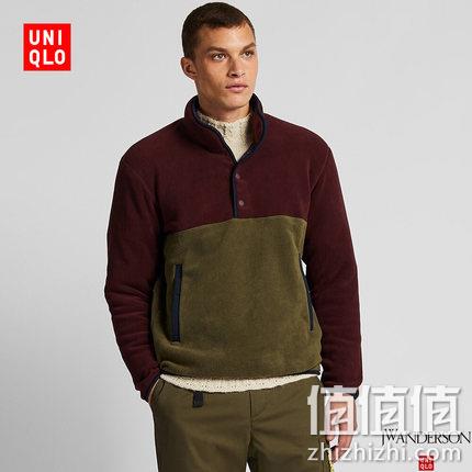  男子摇粒绒套头衫