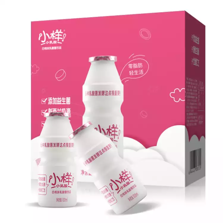  小样乳酸菌饮料白桃味100ml*20瓶儿童酸奶饮品礼盒装