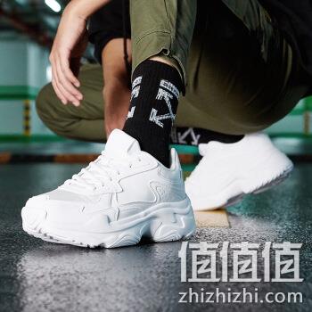  鸿星尔跑步鞋男鞋潮复古老爹鞋