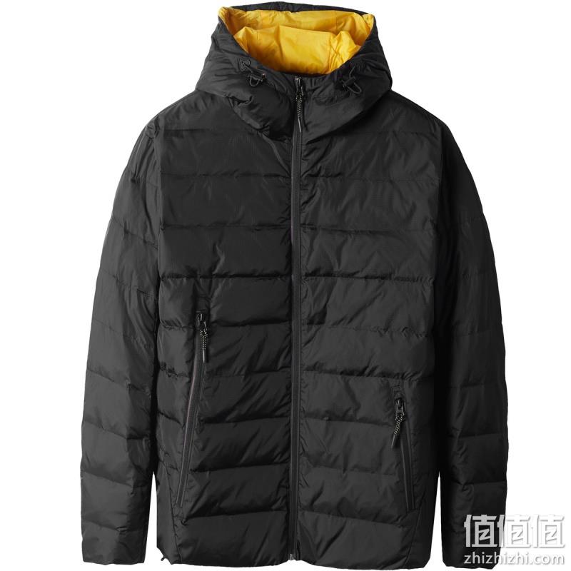  马克华菲羽绒服男短款 2018冬季新款撞色连帽男士外套