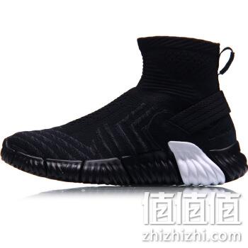  李宁 LI-NING 2018新品“适系列”悟空女子一体织袜套高帮潮流休闲鞋AGLM156