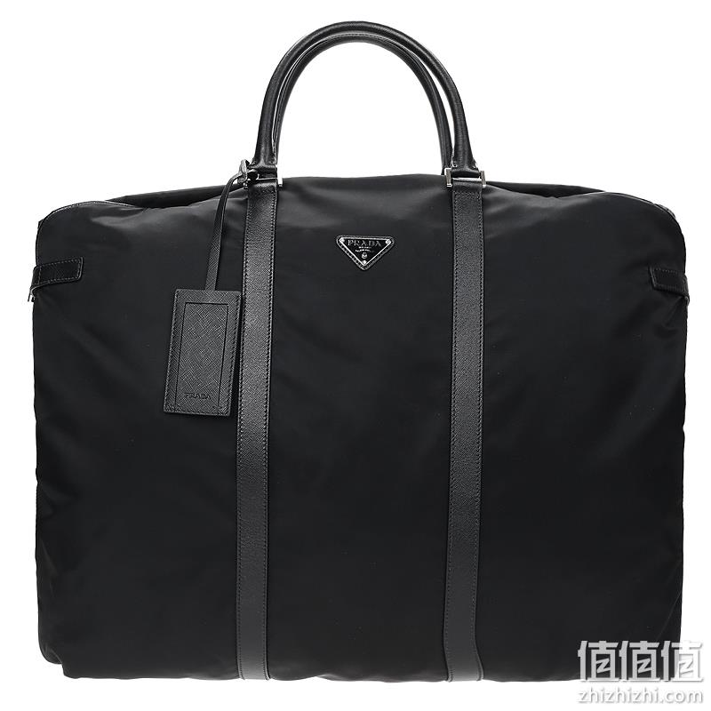  PRADA 普拉达 男士黑色织物西服袋 2VM359 064 F0002 V OOO	