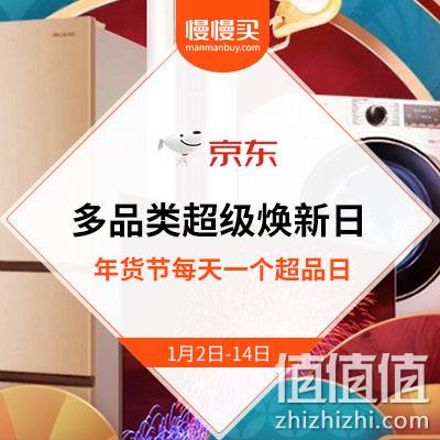  京东2019年 多品类超级焕新日（每个品类的年货节爆发日）