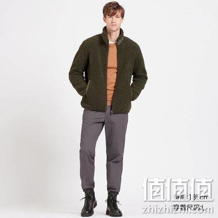  UNIQLO 优衣库 419752 男装 仿羊羔绒摇粒绒茄克