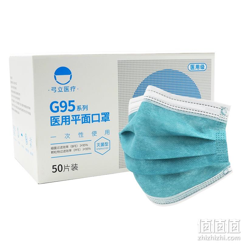  适美佳四层一次性活性炭口罩 防尘颗粒物 盒装50只（独立包装)	