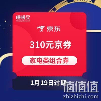  京东商城 310元家电京券 组合套券
