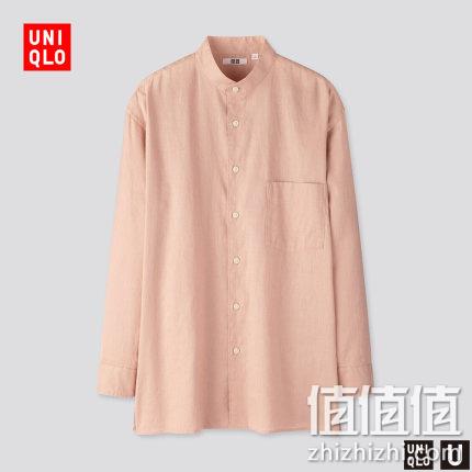  U系列 麻棉立领衬衫(长袖) 426177