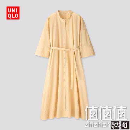  U系列 立领衬衫式连衣裙(七分袖) 425581