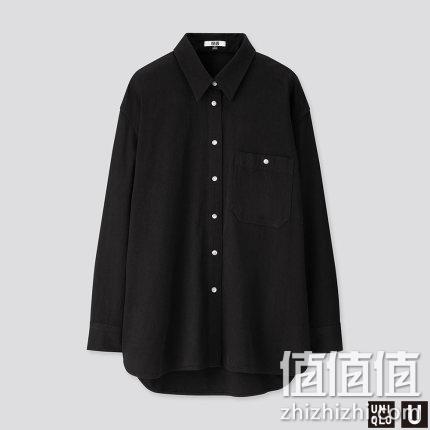  U系列 牛仔宽松衬衫(水洗产品)(长袖)