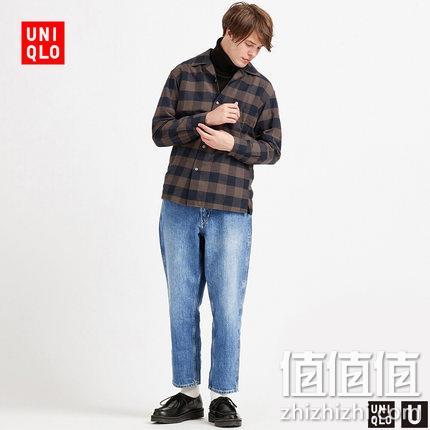  U系列 宽腿窄口牛仔裤(水洗产品) 425818
