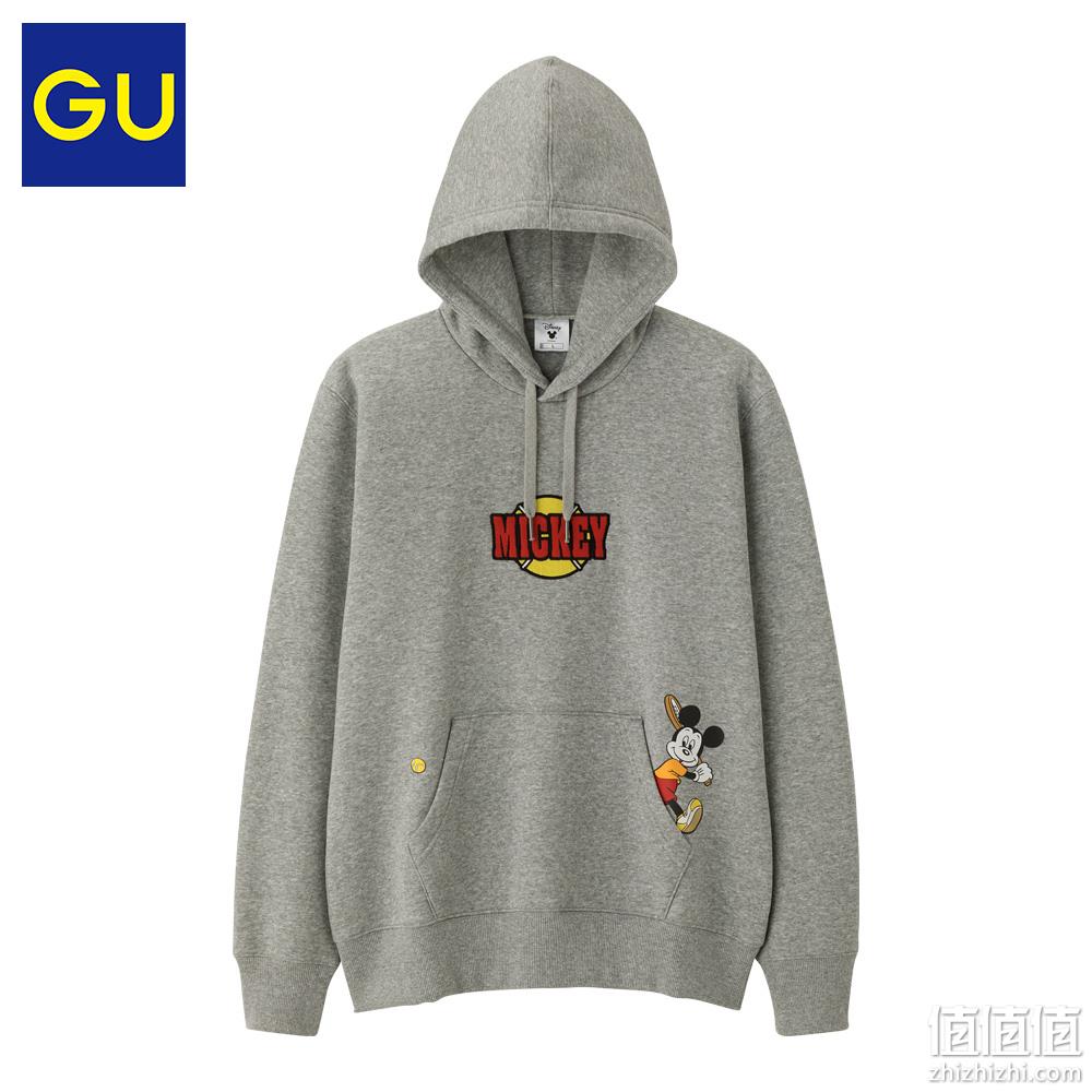  GU极优男装连帽套头卫衣Disney米奇迪士尼合作款