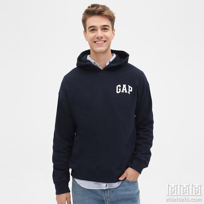  Gap男装时尚套头连帽衫