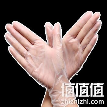  玉手 一次性PVC橡胶手套 100只