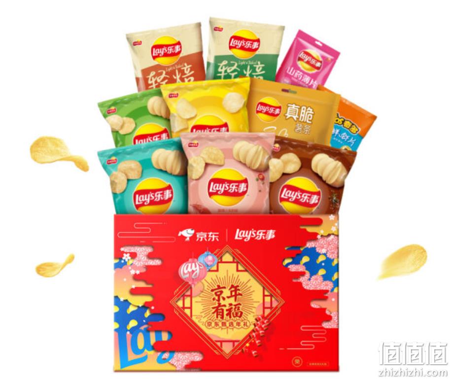  乐事  京年有福京东甄选大礼盒 零食大礼包713g 
