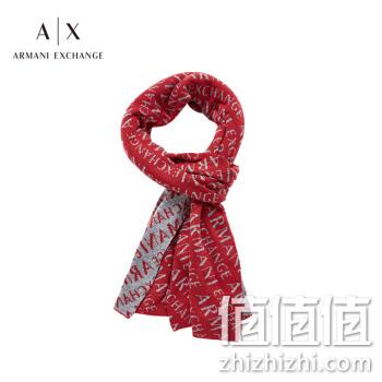 ARMANI EXCHANGE 阿玛尼奢侈品男士针织围巾 8NZ490-ZMO1Z RED-1435 U	