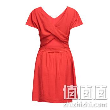  ARMANI EXCHANGE 阿玛尼奢侈品女士连衣裙 3ZYA39-YNCBZ RED-1427 0	