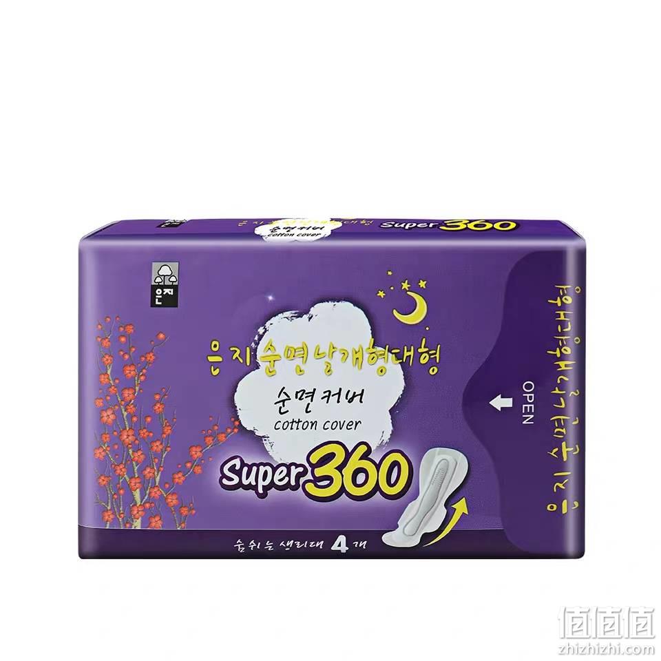  EUNJEE 恩芝 夜用卫生巾36cm 4片/包