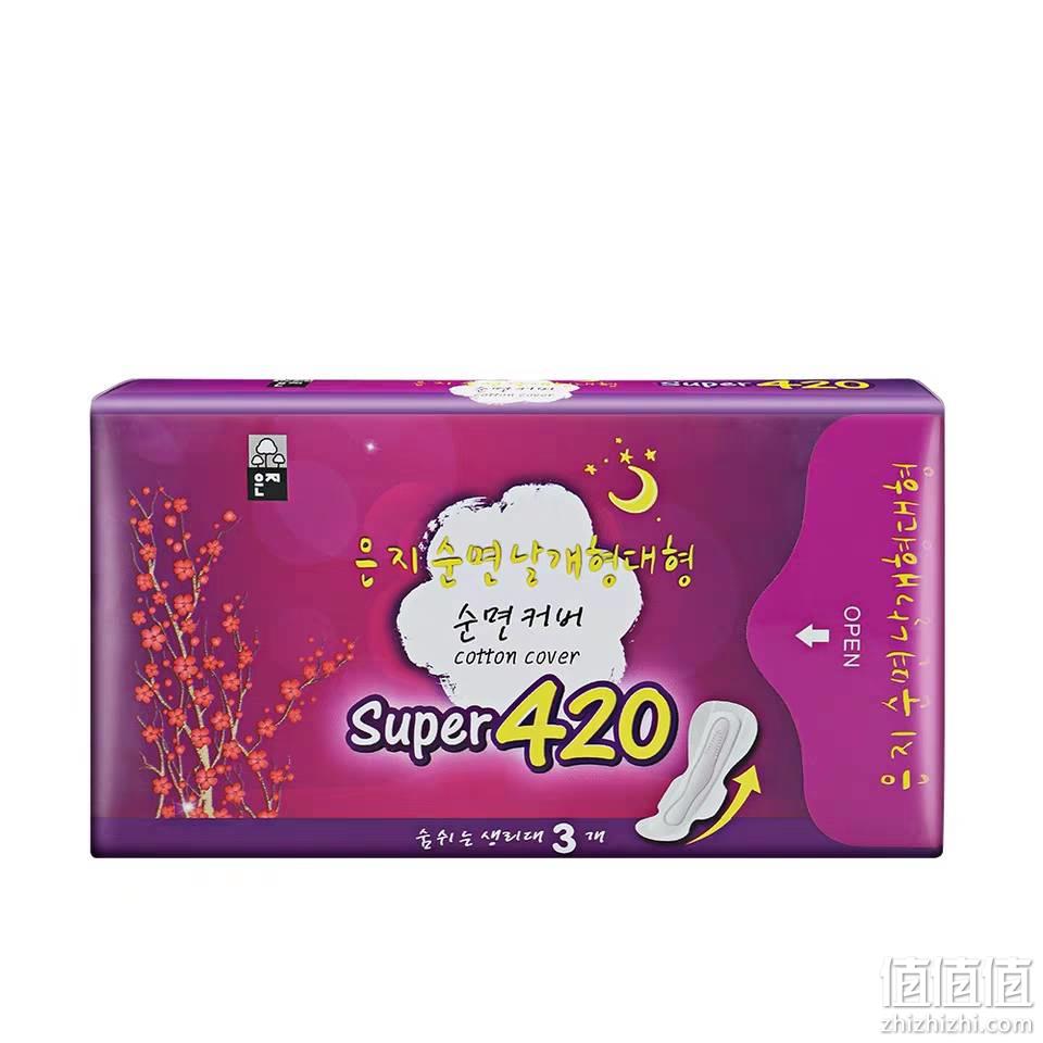  恩芝 夜用卫生巾42cm 3片/包