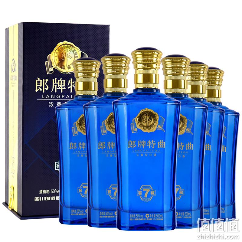  郎酒 郎牌特曲窖藏7号 50度 500ml*6瓶 整箱装 浓香型白酒