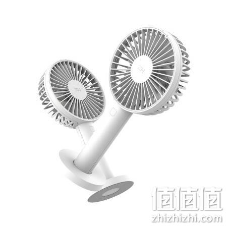 ZMI 紫米USB迷你桌面手持小风扇3350毫安可充电静音大风力户外便携随身持久续航学生宿舍办公室教室创意215白