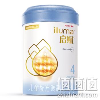  PLUS会员： Wyeth 惠氏 启赋 幼儿配方奶粉 4段 900g