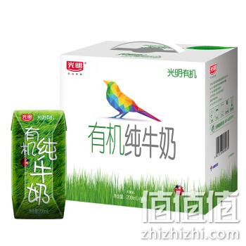  光明 有机纯牛奶 200mL*12盒